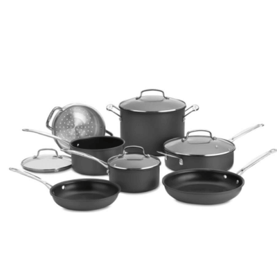 Chef's Classic™ Non-Stick Hard Anodized 11 Piece Set