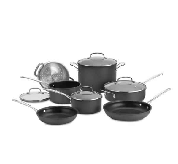 Chef's Classic™ Non-Stick Hard Anodized 11 Piece Set