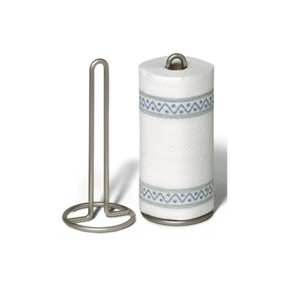 Euro Paper Towel Holder Satin Nickel