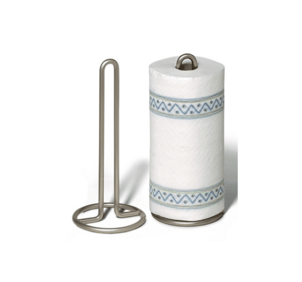 Euro Paper Towel Holder Satin Nickel
