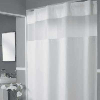 Upgrade Your Shower Game with Hookless Snap Fabric Shower Curtain Liner, by Bath Access