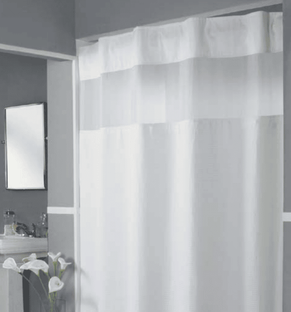 Mini Waffle Hookless Shower Curtain 71x77"
