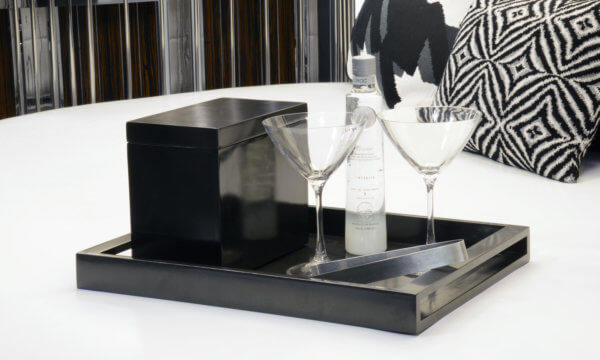 New York Service Tray, Onyx - Image 2