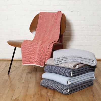 Eco Herringbone Throw