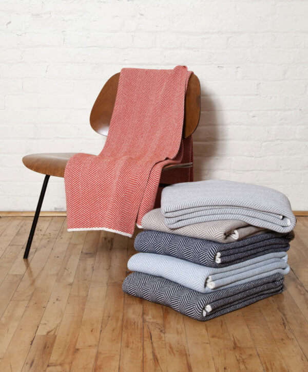 Eco Herringbone Throw