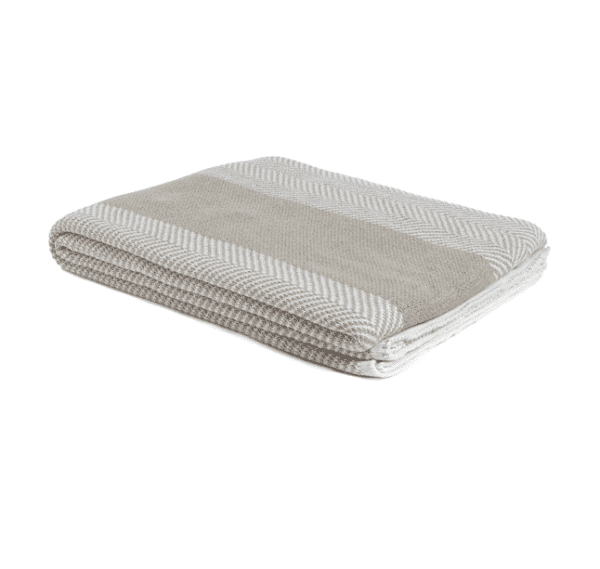 Eco Herringbone Stripe Throw - Image 5