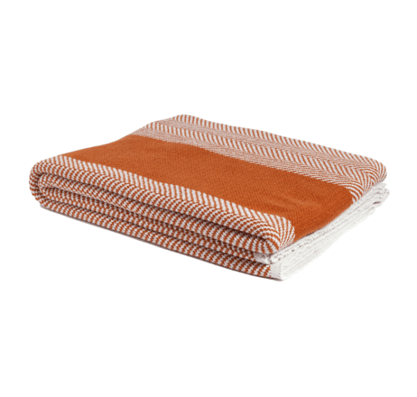 Eco Herringbone Stripe Throw - Image 6