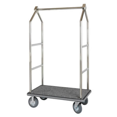 Contemporary Bellman's Cart Stainless Steel