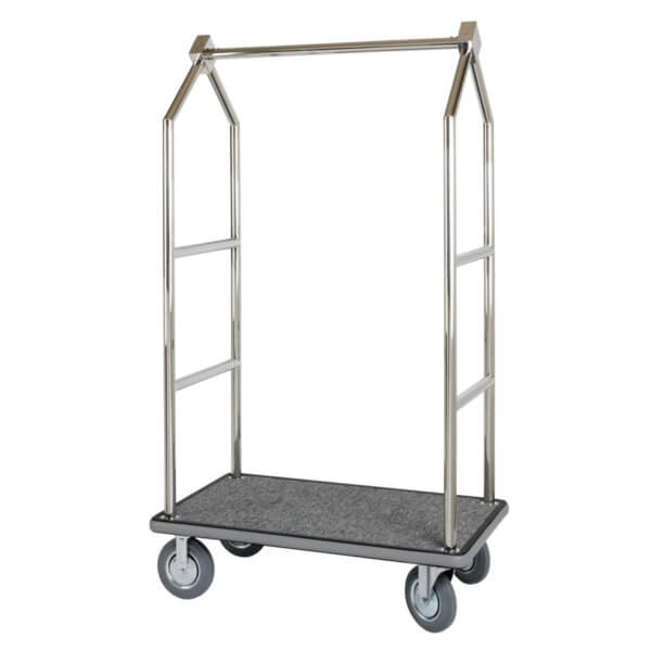 Contemporary Bellman's Cart Stainless Steel