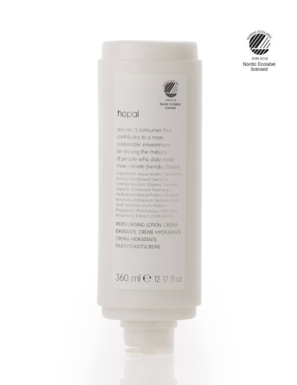 MOISTURISING LOTION 360 ml,CERTIFIED "NORDIC ECOLABEL",HOPAL