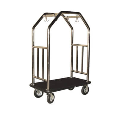 Estate Series Bellman's Cart - Brushed Stainless Steel
