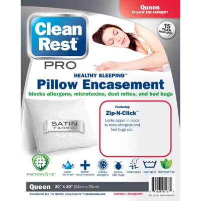 CleanRest Pro Pillow Encasement