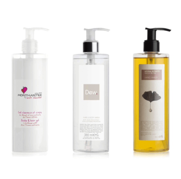 Transparent Pump for 380ml Bottles