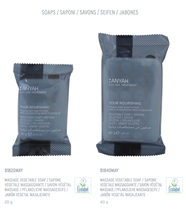 Anyah - Massage Vegetable Soap Eco-Certified, 40g - Image 3