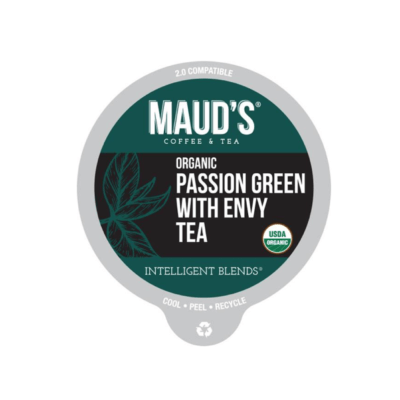 Maud's ORGANIC PASSION GREEN WITH ENVY TEA  - 100 CUPS
