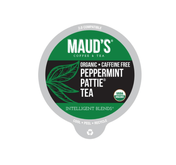 Maud's ORGANIC PEPPERMINT PATTIE TEA  *CAFFEINE FREE - 100 CUPS
