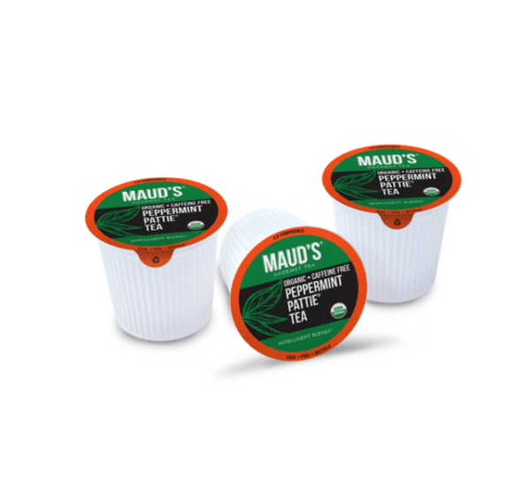 Maud's ORGANIC PEPPERMINT PATTIE TEA  *CAFFEINE FREE - 100 CUPS - Image 2
