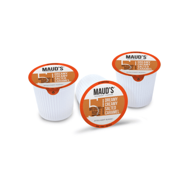 Maud's DREAMY CREAMY SALTED CARMEL - MEDIUM ROAST - 100 CUPS - Image 2