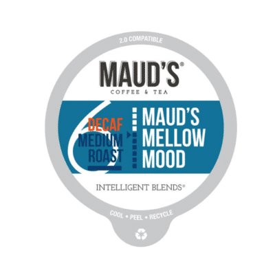 Maud's MELLOW MOOD DECAF - MEDIUM DARK ROAST - 100 CUPS