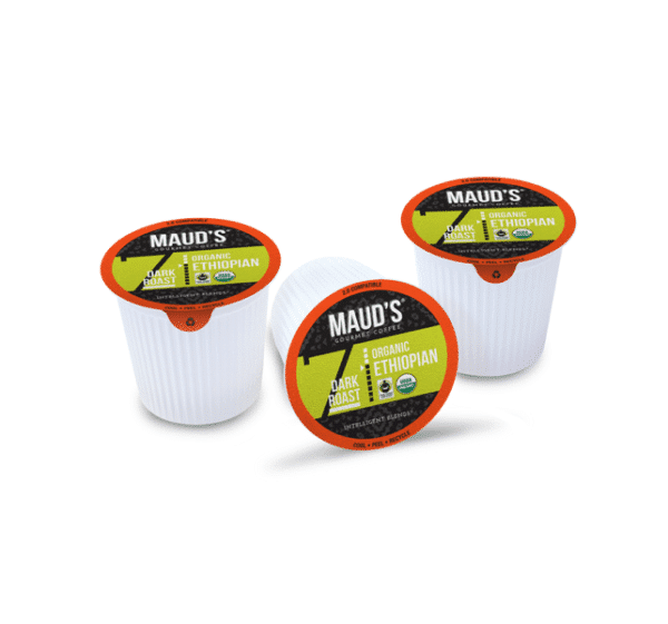 Maud's ETHIOPIAN HARRAR - DARK ROAST - 24 / 96 CUPS - Image 2