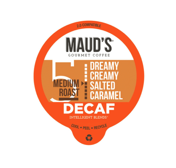 Maud's DREAMY CREAMY SALTED CARAMEL DECAF - MEDIUM ROAST - 100 CUPS