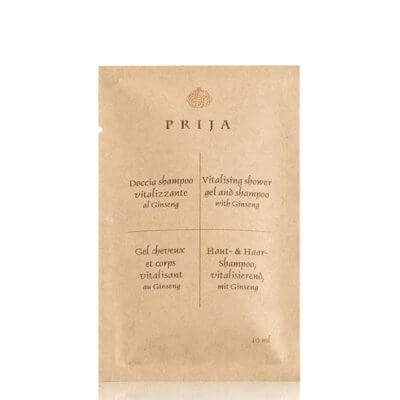 VITALISING SHOWER GEL AND SHAMPOO, 10 ml, PRIJA