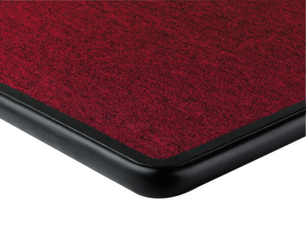 Transporter Bellman's Cart with Powder Coated Satin Gold Finish.Choice of Carpet/Bumper Style - Image 2