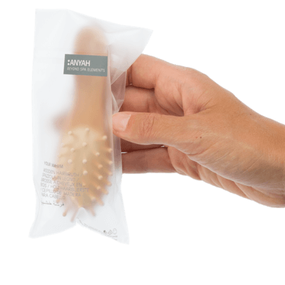 WOODEN HAIR BRUSH, ANYAH