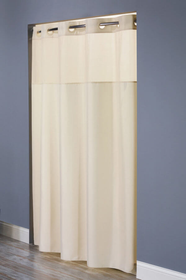 Mystery Shower Curtain White or Beige - Image 2
