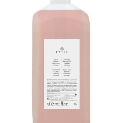 VITALISING SHOWER GEL AND SHAMPOO, 3 L, PRIJA