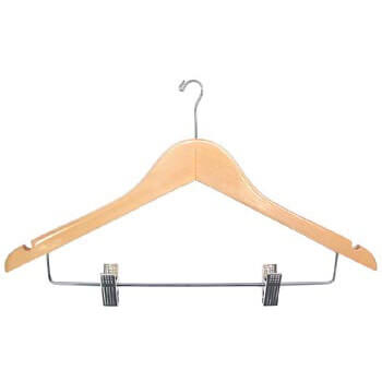 Ladies' Flat Suit w/Clips - Mini Hook - Natural/Chrome (100 per case)