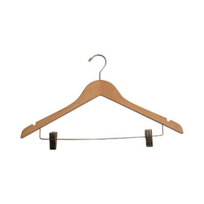 Ladies' Flat Suit w/Clips - Regular Hook - Natural/Chrome (100 per case)