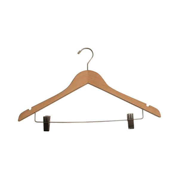 Ladies' Flat Suit w/Clips - Regular Hook - Natural/Chrome (100 per case)