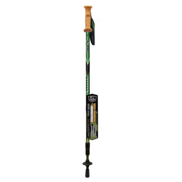 Hiking Pole Cork Handle Green