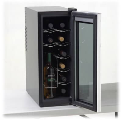 12 Bottle Thermoelectric Counter Top Wine Cooler