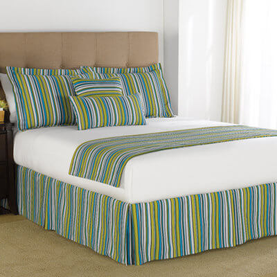 Martex® Prints Bedding Accessory Collection, Variegated Stripe Sham