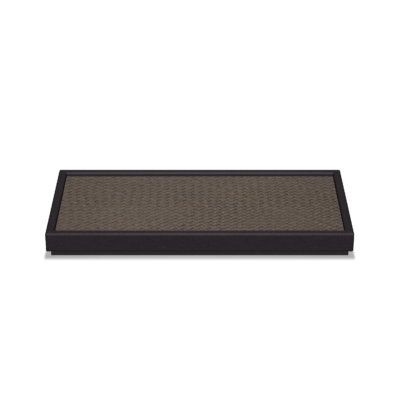 Pandan Small Rectangle Platform Tray W/Lv Edge