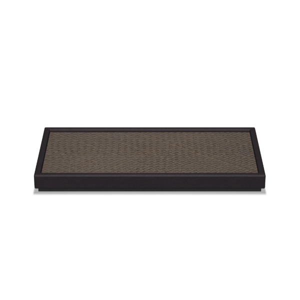 Pandan Small Rectangle Platform Tray W/Lv Edge