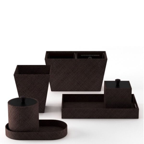 Pandan Small Double Cube Recycling Bin - Image 2