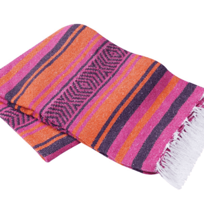 Beach Blanket - Pink/ Blue