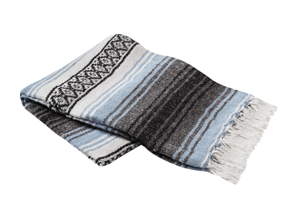 Beach Blanket - Lt. Blue/ Grey