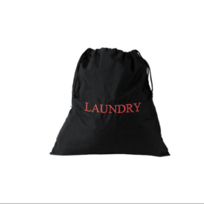 Laundry Bag - Black/ Red