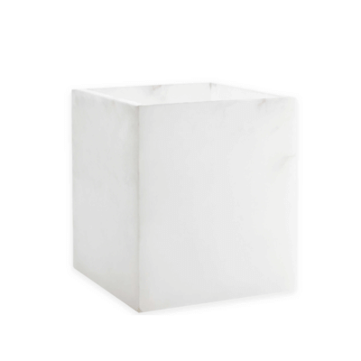 Alabaster Accessories Waste Basket
