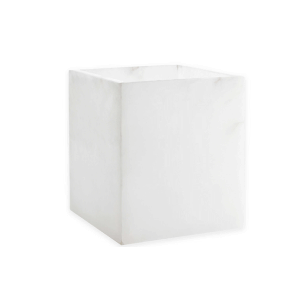 Alabaster Accessories Waste Basket