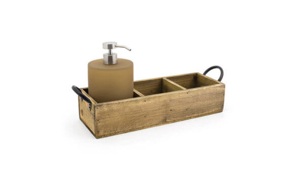 Asheville 13.75" X 4.75" Rustic Wood Holder