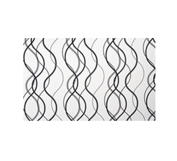 Waves Full Panel Shower Curtain - Image 2