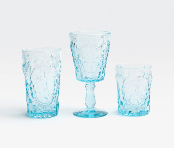 Grace Soft Blue Glassware