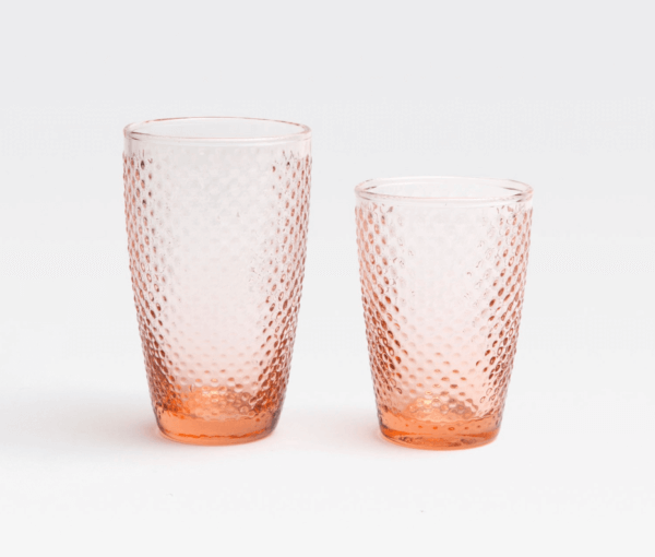 Alexandra Apricot Glassware