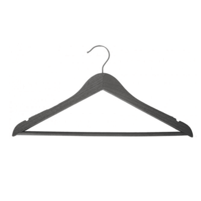 Wooden Suit Hanger, 17" - Greywash