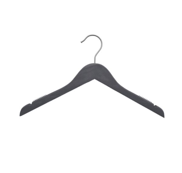 Wooden Shirt Hanger, 17" - Greywash